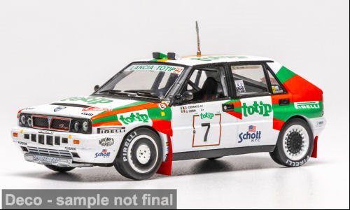 1987 Lancia Delta Integrale 16V Nº7 D.Cerrato/G.Cerri Rally San Remo 1:43 IXO Models RAC454B.22