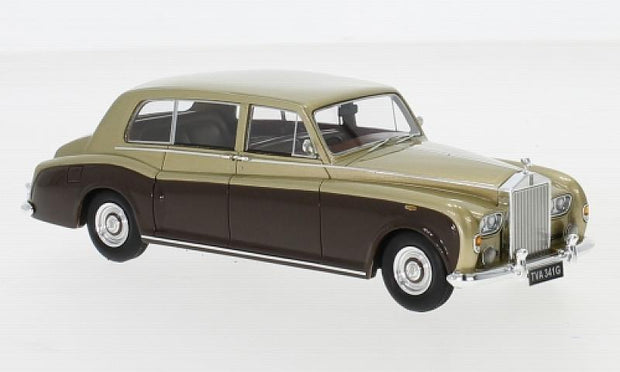 1968 Rolls-Royce Phantom VI EWB Dorado/Marrón 1:43 NEO Scale Models 45341