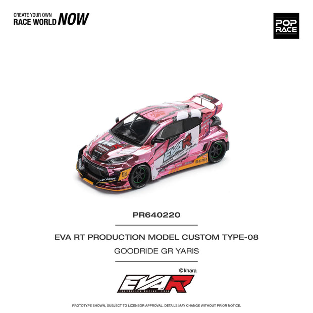 2022 Toyota Yaris Type-08 Eva RT Production Model Custom Goodride GR Multicolor 164 Pop Race PR640220