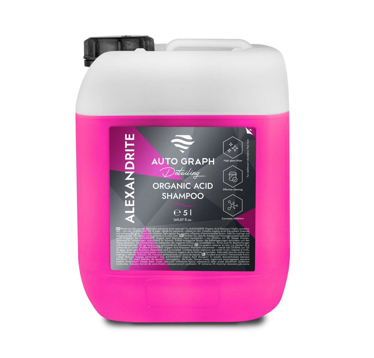 ALEXANDRITE – Organic Acid Shampoo 5L