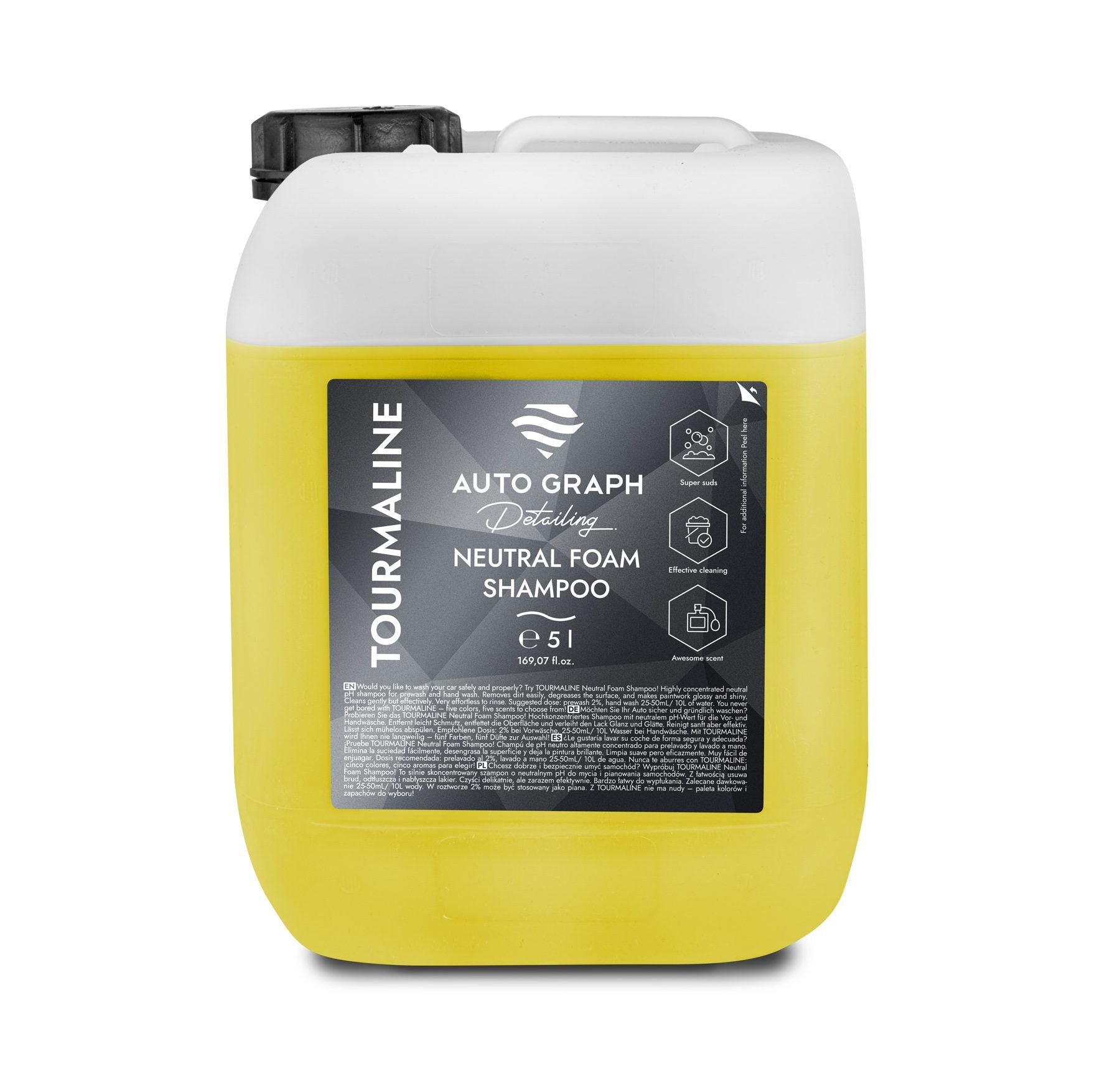TOURMALINE – Neutral Foam Shampoo PASTEL VAINILLA 5L