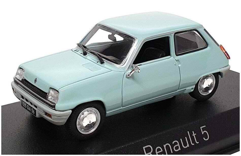 1972 Renault 5 R5 TL Azul Claro 1:43 Norev 510528