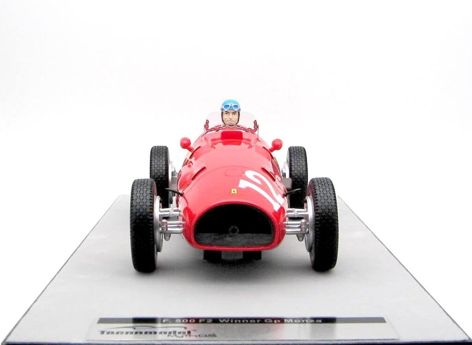 1952 Ferrari 500 F2 Nº12 Alberto Ascari Ganador GP F1 Monza y Campeón del Mundo 1:18 Tecnomodel TM18-66A