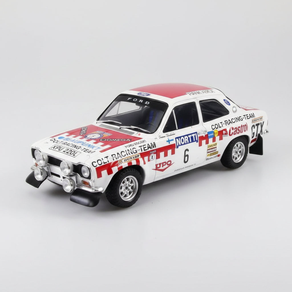 1974 Ford Escort MK I RS 1600 Nº6 Mikkola/Davenport Ganador Rally De Los 1000 Lagos 1:18 IXO Models 18RMC141.22