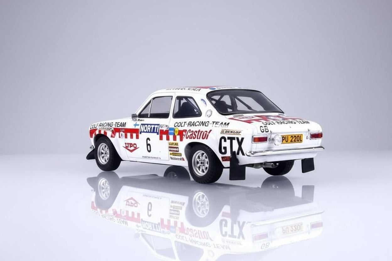 1974 Ford Escort MK I RS 1600 Nº6 Mikkola/Davenport Ganador Rally De Los 1000 Lagos 1:18 IXO Models 18RMC141.22