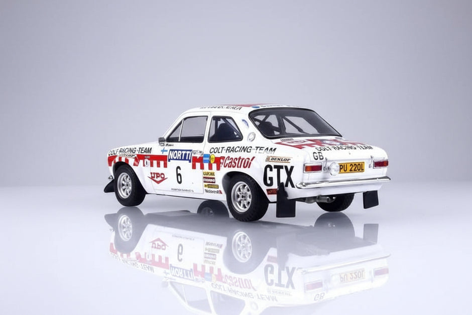 1974 Ford Escort MK I RS 1600 Nº6 Mikkola/Davenport Ganador Rally De Los 1000 Lagos 1:18 IXO Models 18RMC141.22