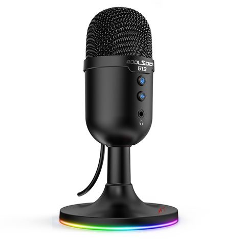MICRÓFONO GAMING RGB USB G13 | CANCELACIÓN DE RUIDO COOLSOUND
