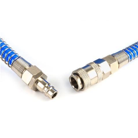 MANGUERA ESPIRAL AZUL 10 METROS AIRE COMPRIMIDO MADER