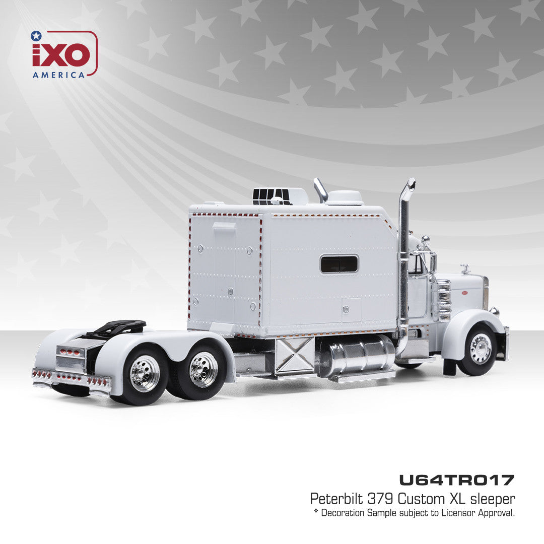 1990 Cabeza Tractora Peterbilt 379 Blanco 164 IXO América 64TR017