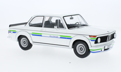 1973 BMW 2002 Alpina (E20) Blanco Decorado 1:18 MC Group 18409-R