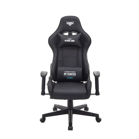 SILLA GAMING SERIE DEMON LORD NEGRA CROMAD
