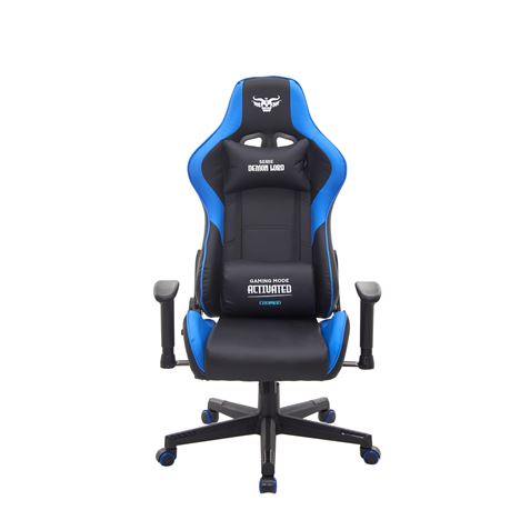SILLA GAMING SERIE DEMON LORD AZUL CROMAD