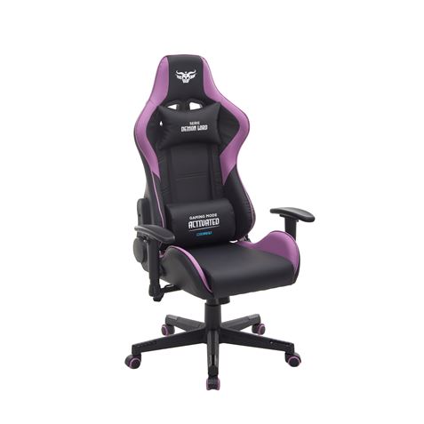 SILLA GAMING SERIE DEMON LORD VIOLETA CROMAD