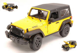 2014 Jeep Wrangler 3.6L Amarillo-Negro 1:18 Maisto 31676