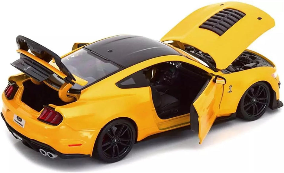 2020 Ford Mustang Shelby GT500 Amarillo/Negro 1:18 Maisto 31452
