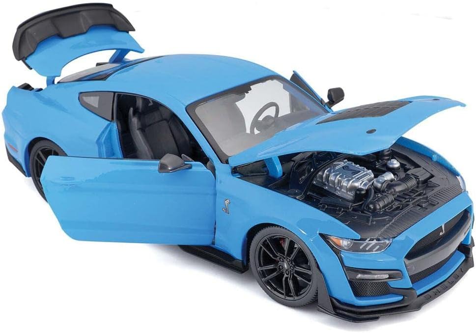 2020 Ford Mustang Shelby GT500 Azul Eléctrico 1:18 Maisto 31452
