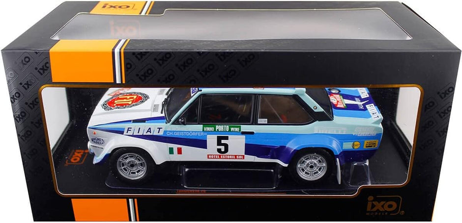 1980 Fiat 131 Abarth Winner Rallye Portugal y Campeón del Mundo Rohrl/Geistdorfer 1:18 IXO Models 18RMC053B