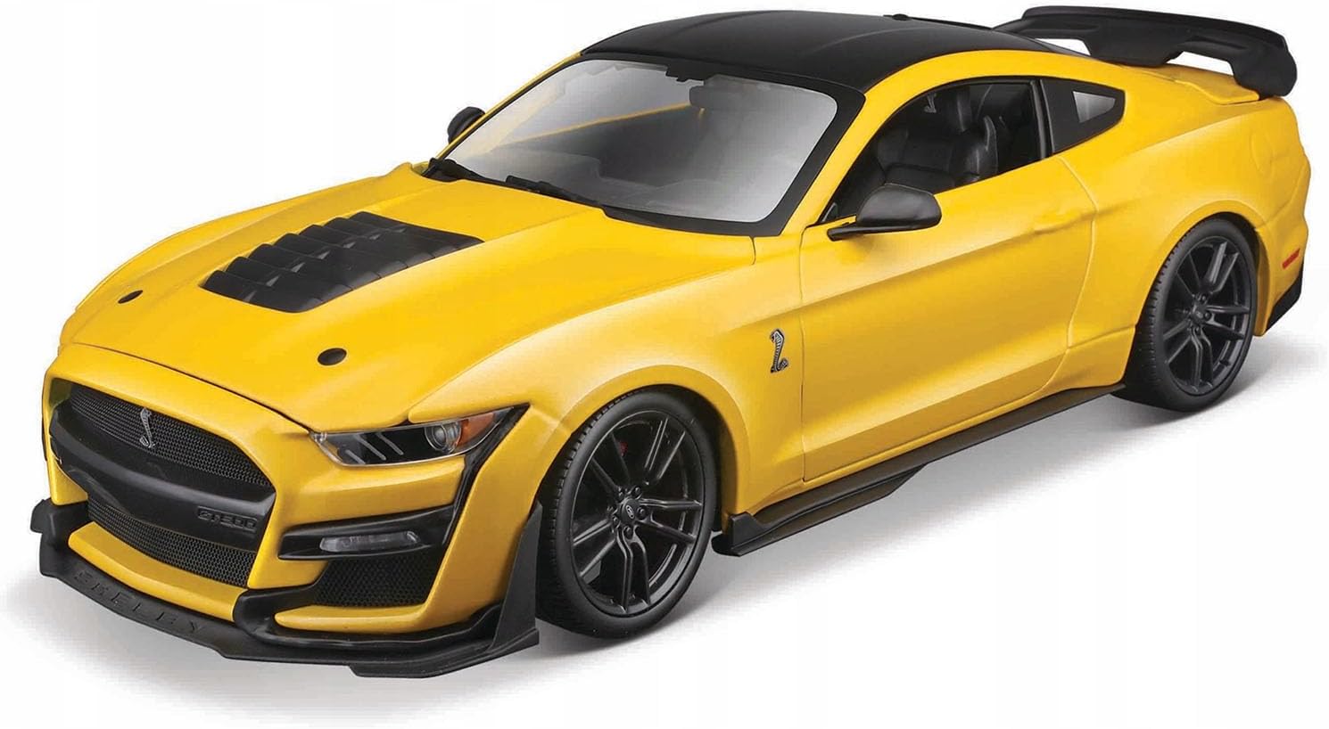 2020 Ford Mustang Shelby GT500 Amarillo/Negro 1:18 Maisto 31452