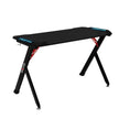 MESA GAMING PRO1200 FIBRA CARBONO LUZ RGB MUVIP
