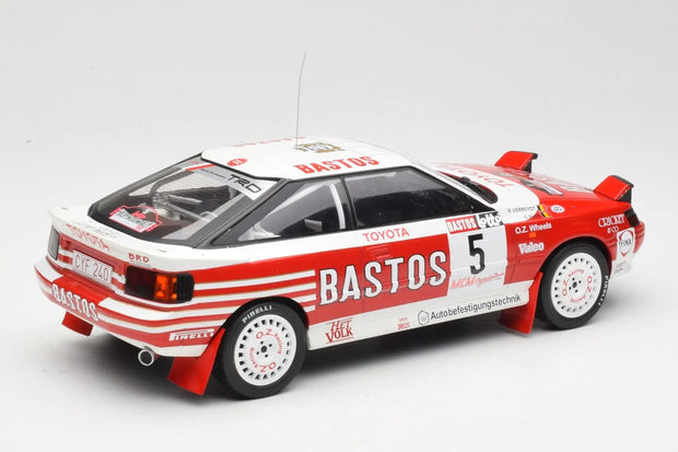 1990 Toyota Celica GT-FOUR ST165 Nº5 Verreydt/Biar Rally Haspengouw 1:18 IXO Models 18RMC119.22