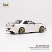 2002 Nissan Skyline GT-R (R34) Blanco/Negro 1:43 IXO Models CLC633N.22