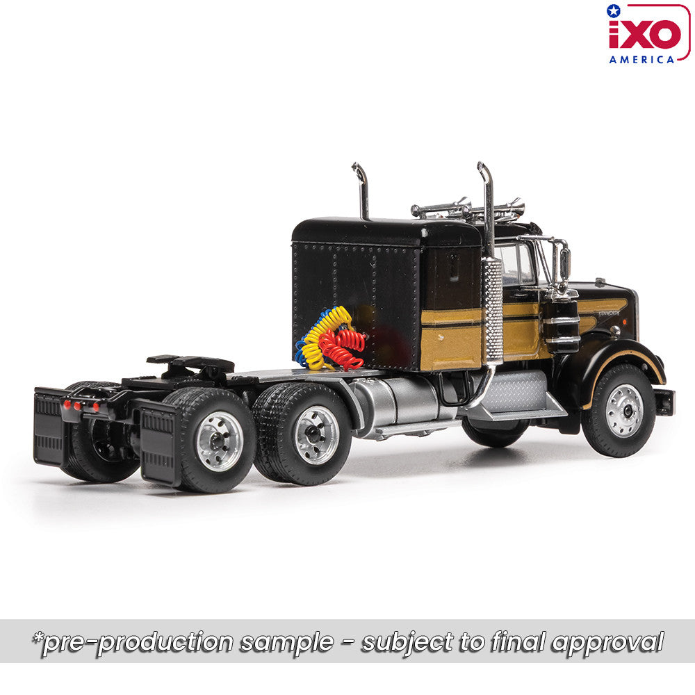 1970 Cabeza Tractora Kenworth W925 Negro/Oro 164 IXO Models 64TR020A