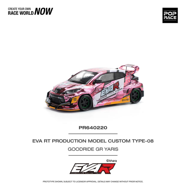 2022 Toyota Yaris Type-08 Eva RT Production Model Custom Goodride GR Multicolor 164 Pop Race PR640220