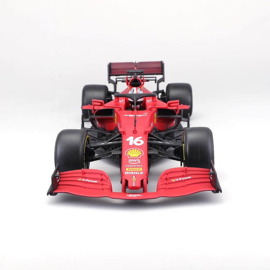 2021 Scuderia Ferrari F1 SF21 Nº16 Charles Leclerc Rojo Scuderia 1:18 Bburago 16809L