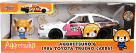 11986 Toyota Trueno AE86 Nº25 Serie de TV Aggretsuko + Figura Aggretsuko 1:24 Jada Toys 33725 253255056