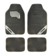 Set Completo 4 Piezas Alfombras Momo Universales Negro/Blanco