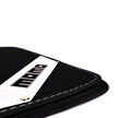Set Completo 4 Piezas Alfombras Momo Universales Negro/Blanco