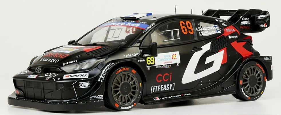2025 Toyota GR Yaris Rally1 Nº17 S.Ogier/V.Landais Rally de Islas Canarias WRC 1:43 IXO Models RAM999B.22