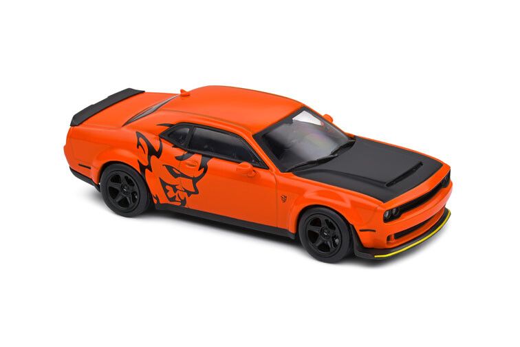 2018 Dodge Challenger SRT Demon V8 6.2L Naranja Mango 1:43 Solido S4310306