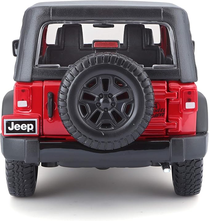 2014 Jeep Wrangler 3.6L Rojo-Negro 1:18 Maisto 31676