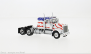 1970 Cabeza Tractora Kenworth W925 Stars and Stripes Blanco Decorado 164 IXO Models 64TR020B