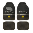 Set Completo 4 Piezas Alfombras Momo Universales Negro/Blanco