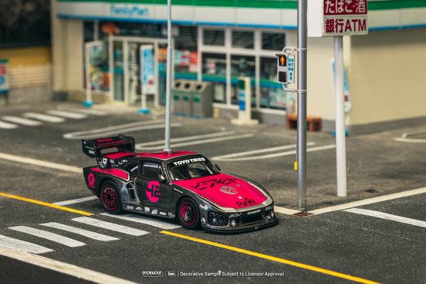 1976 Bisimoto Porsche 935 K3V Gris/Rosa 164 IXO-Tarmac T64-079-K3V