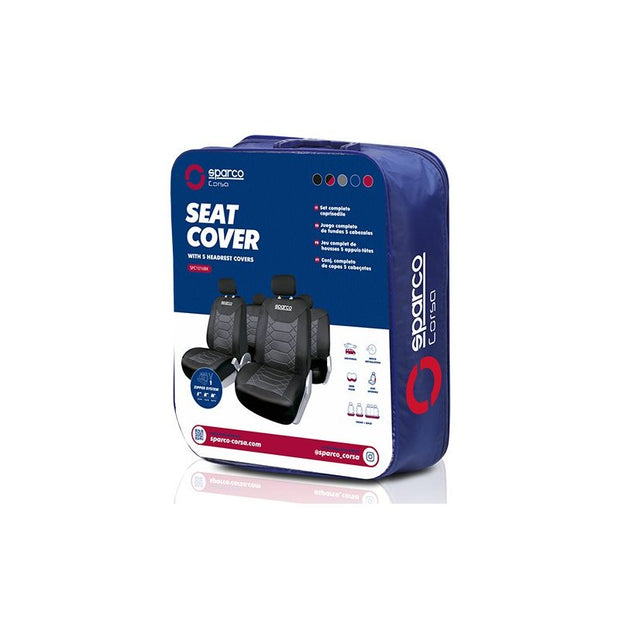 Juego De Fundas Sparco Universales Negras