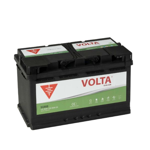 Batería Volta AGM 80 Ah 800A
