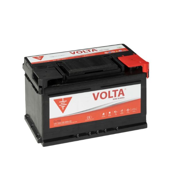 Batería Volta Classic+ 75 Ah 680A