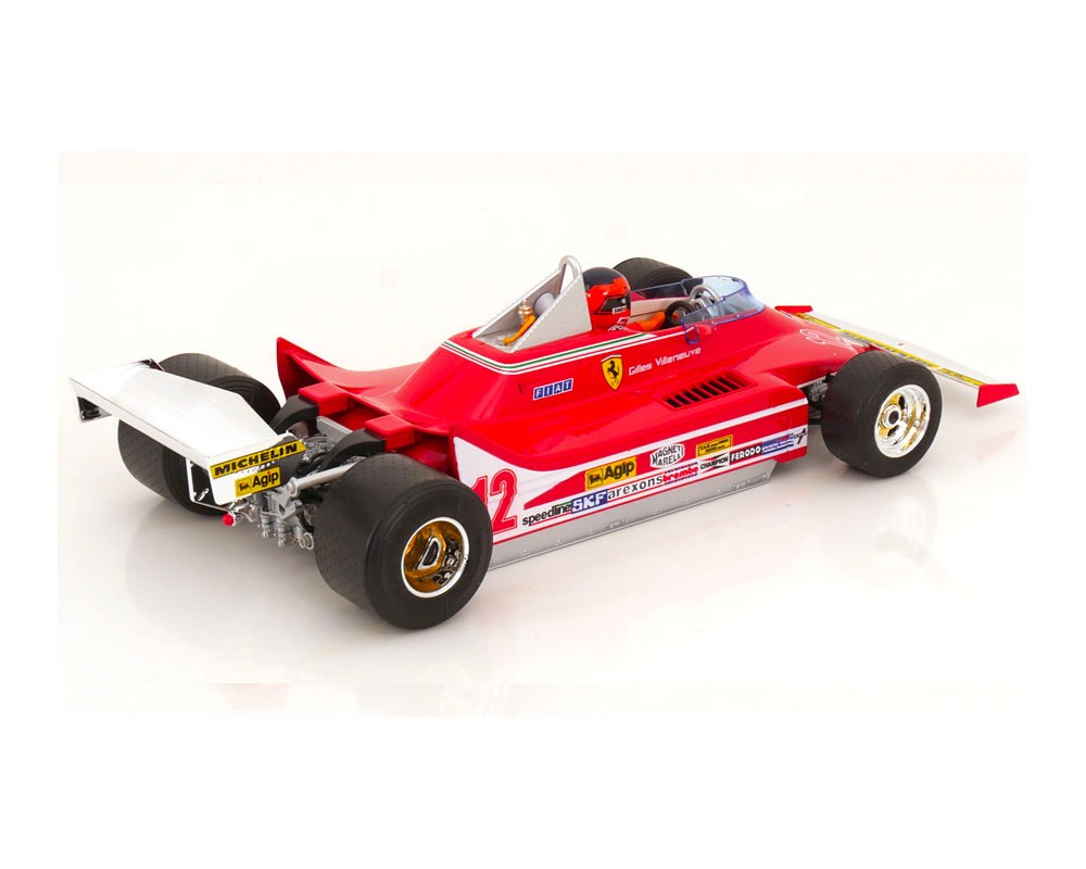 1979 Ferrari 312T4 Scuderia SpA SEFAC Nº12 Gilles Villeneuve Ganador GP F1 Sudáfrica 1:18 Bburago 16814