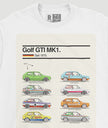Camiseta “Golf Mk1 GTI Icons”