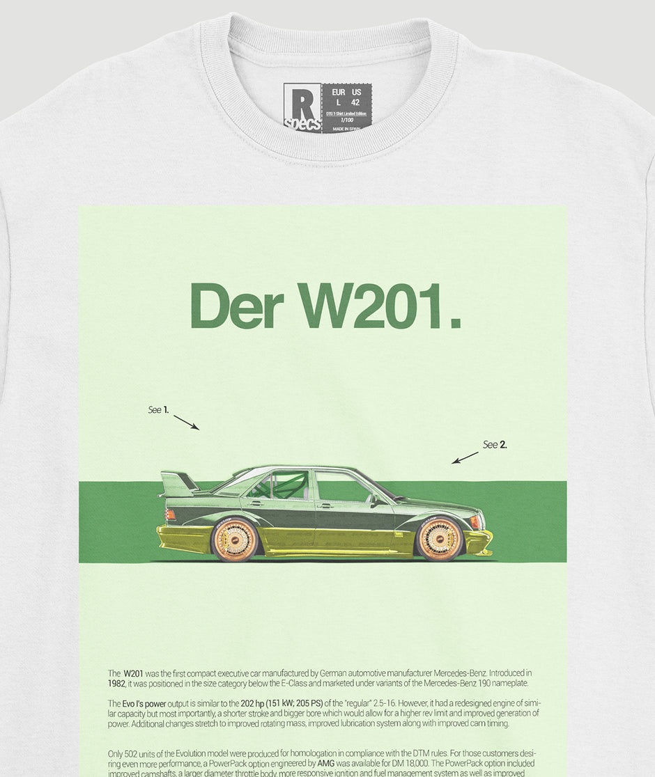 Camiseta “190E-W201 Evolution”