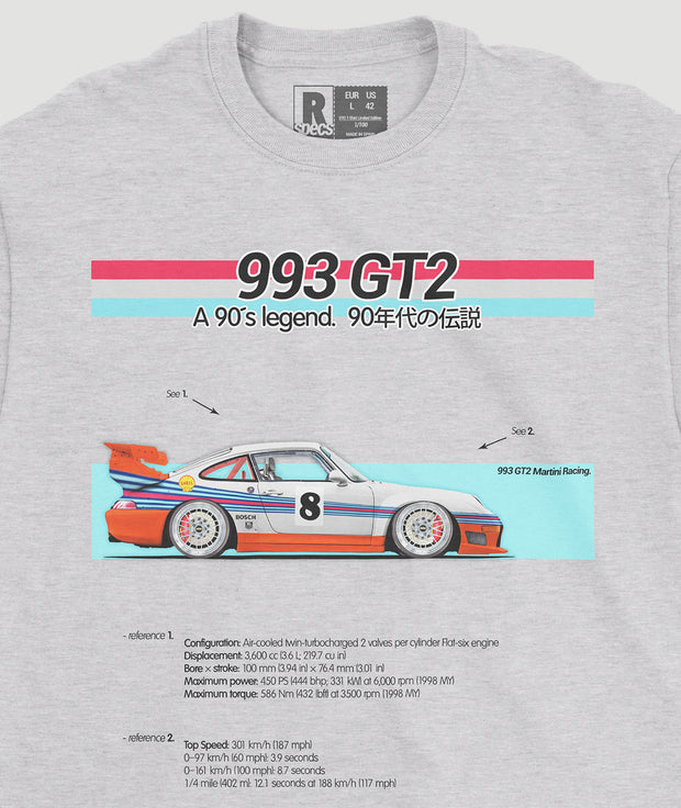 Camiseta “993 GT2 Martini-RSR”
