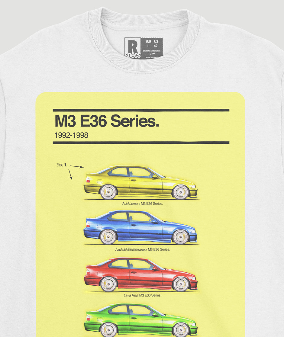Camiseta “M3 E36 Colors”
