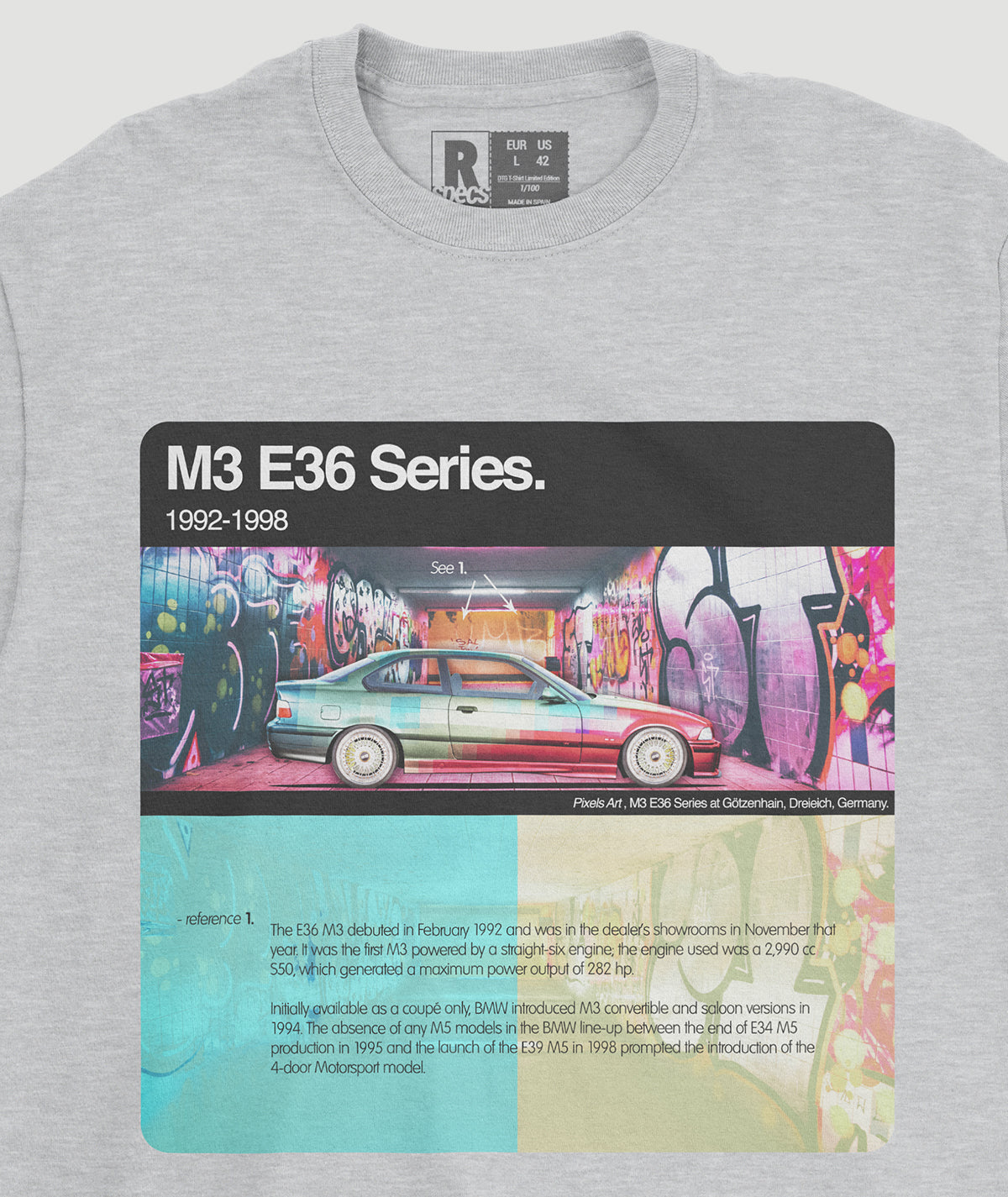 Camiseta “M3 E36 Pixels”