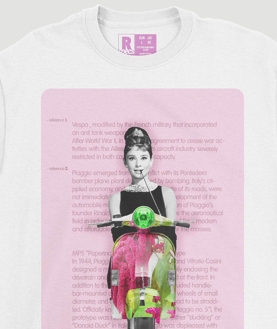 Camiseta VESPA “Audrey Hepburn Ed”