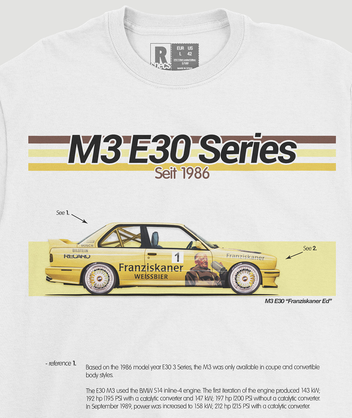 Camiseta “M3 E30 Franziskaner Ed”