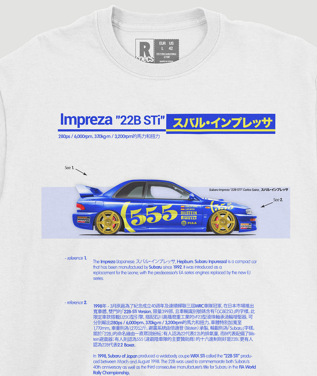 Camiseta “IMPREZA 22B STI Ed”