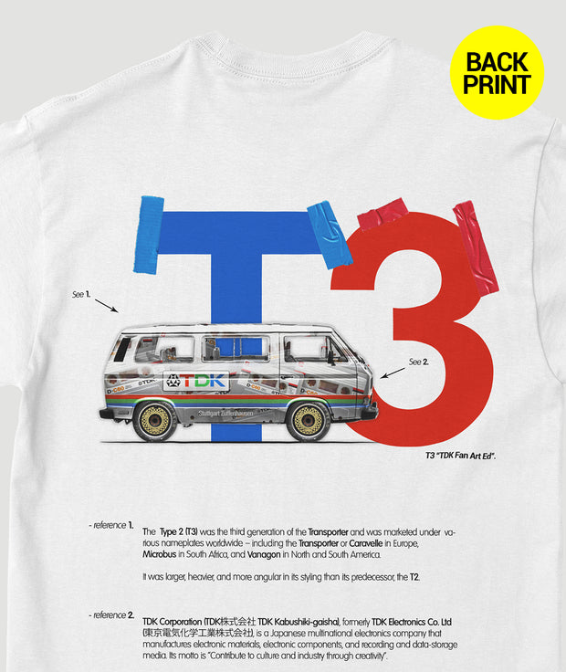 Camiseta “T3 TDK FanArt Ed”